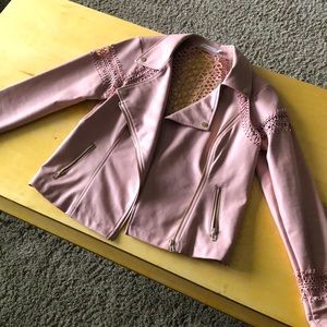 Faux Jacket Pink